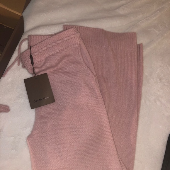 Gentle Herd Wide-Leg 100% Cashmere Pants NWT - Picture 3 of 3